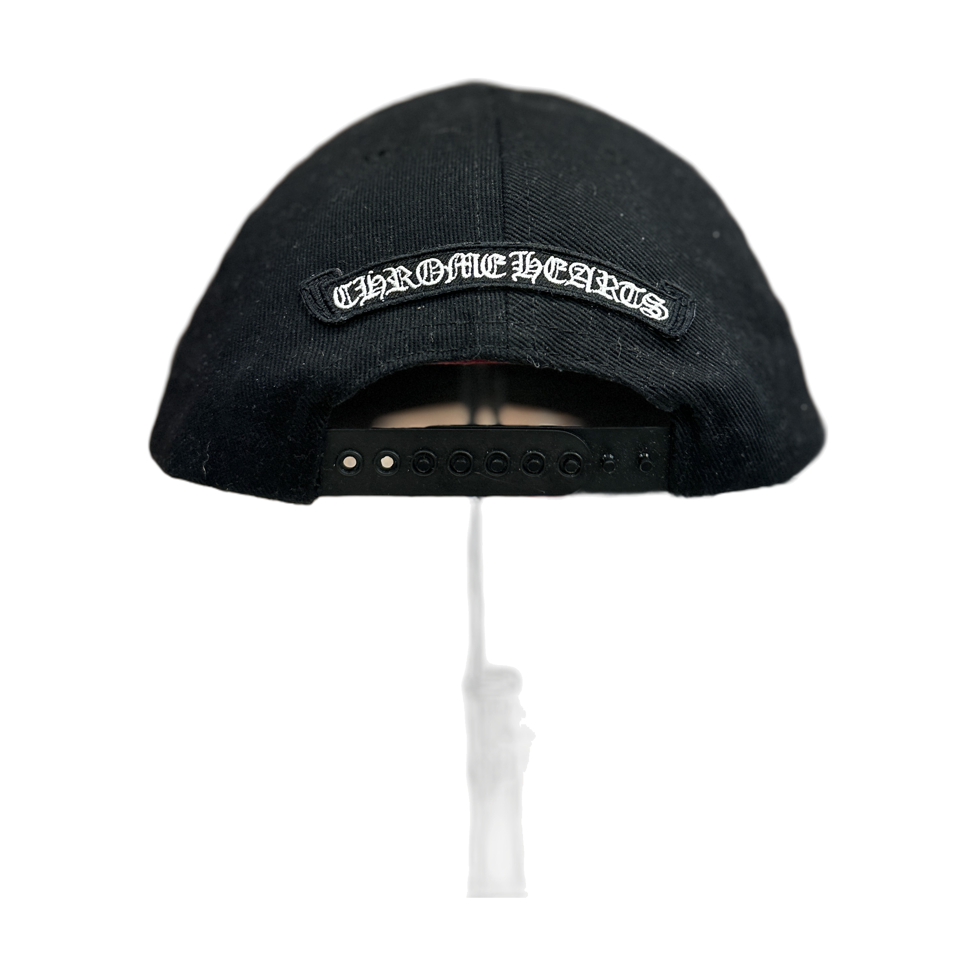 Chrome Hearts Gothic Logo Trucker Hat Black - Back