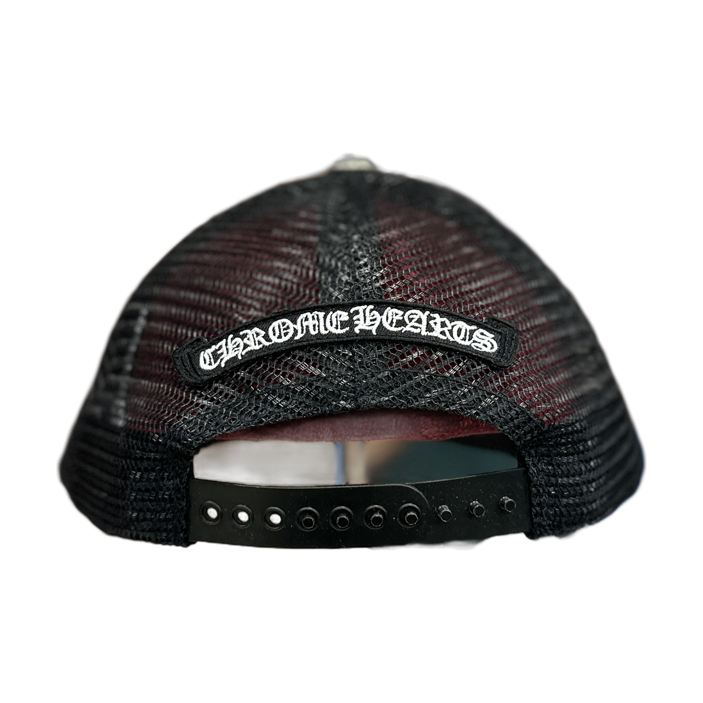 Chrome Hearts Guitar Player Trucker Hat Black - Back