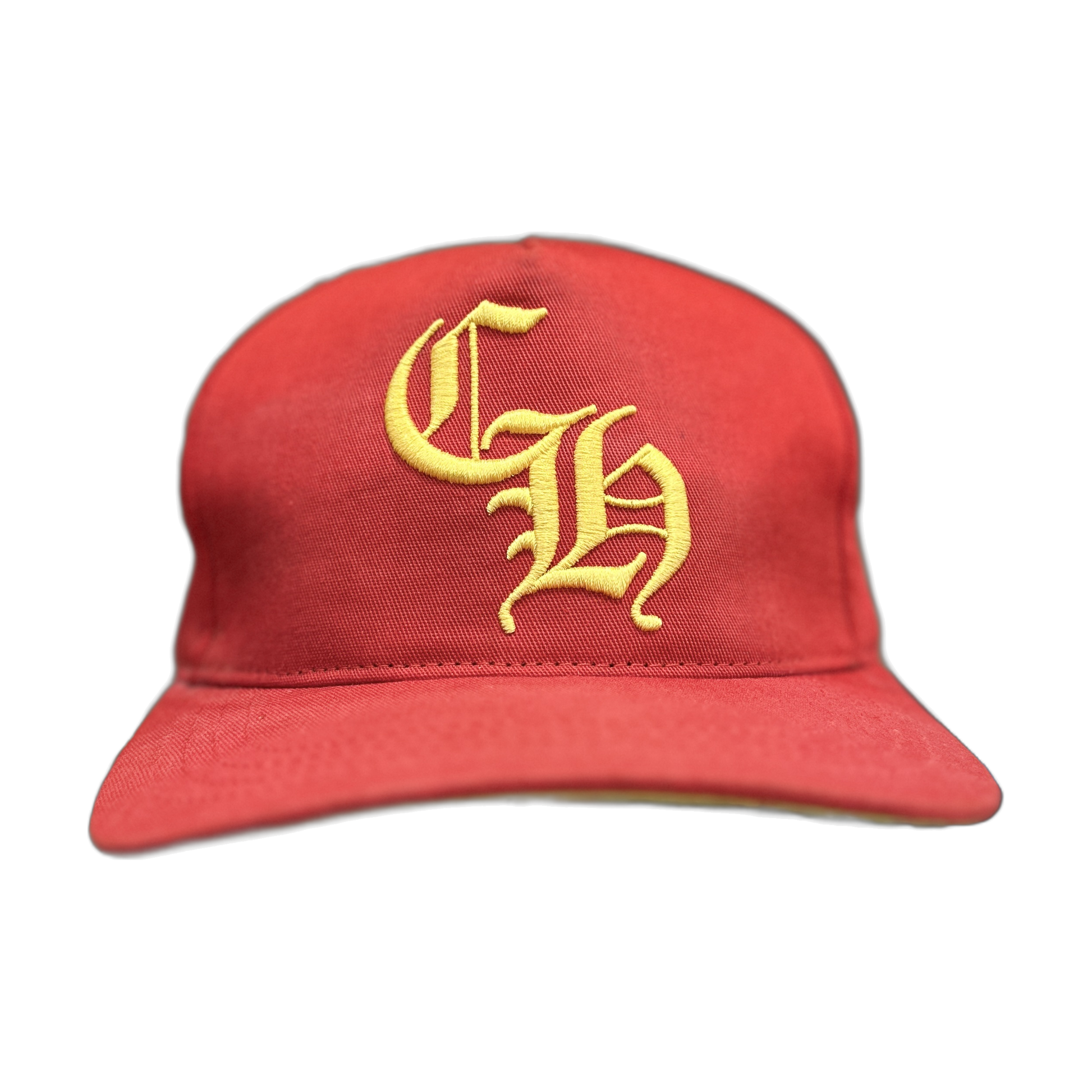 Chrome Hearts CH Logo hat Red yellow - Front