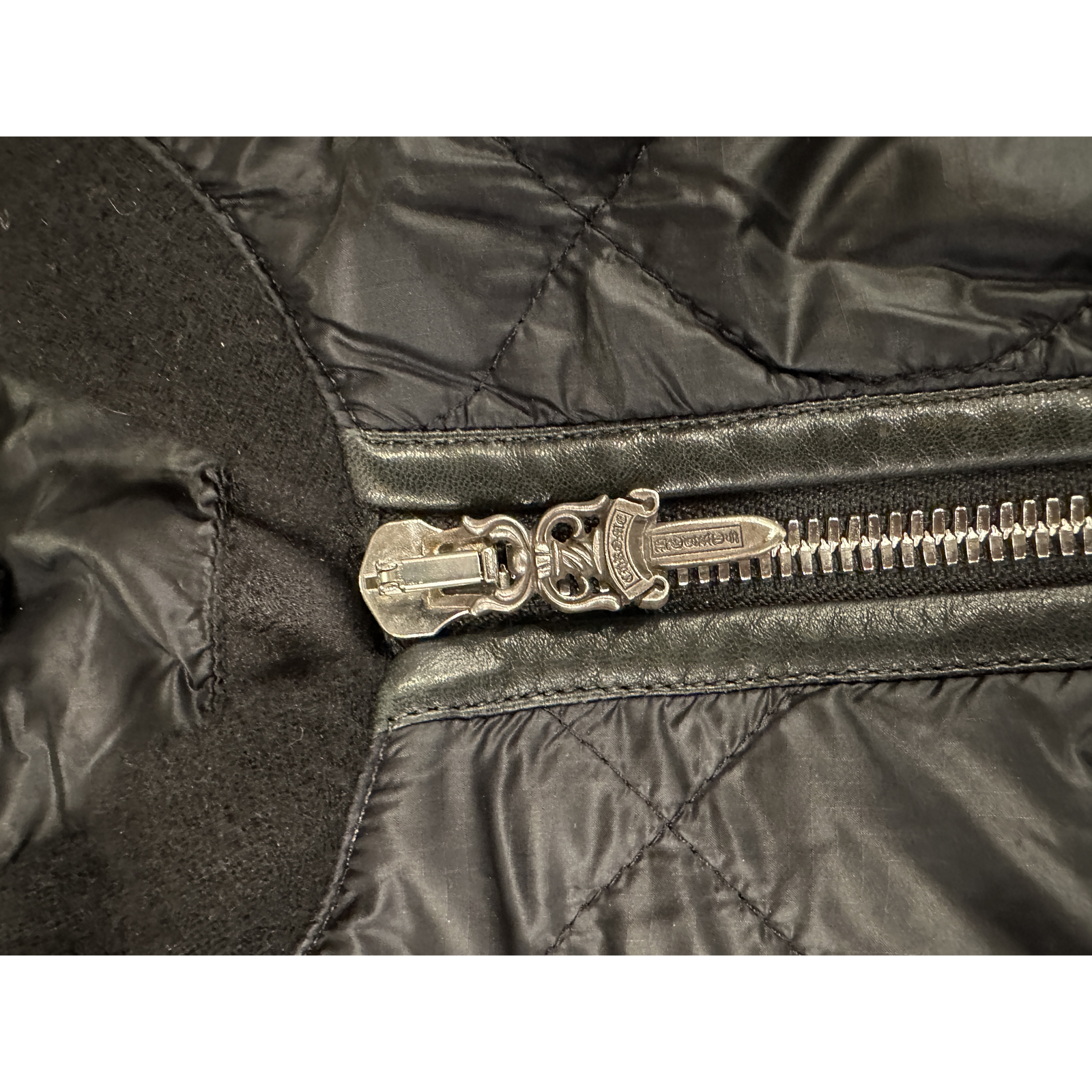 Chrome Hearts Quilted Jacket Black - Detail