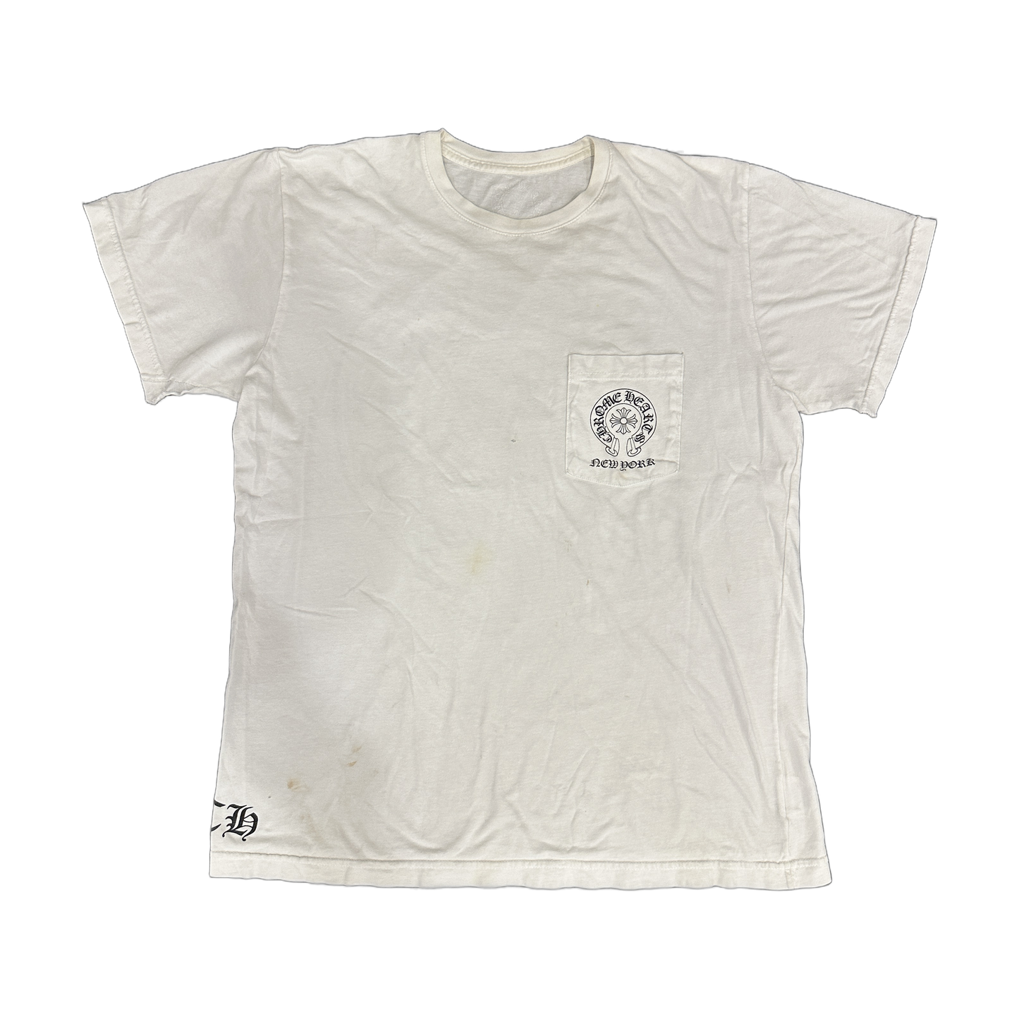 Chrome Hearts new york exlusive horseshoe T-Shirt White - Front