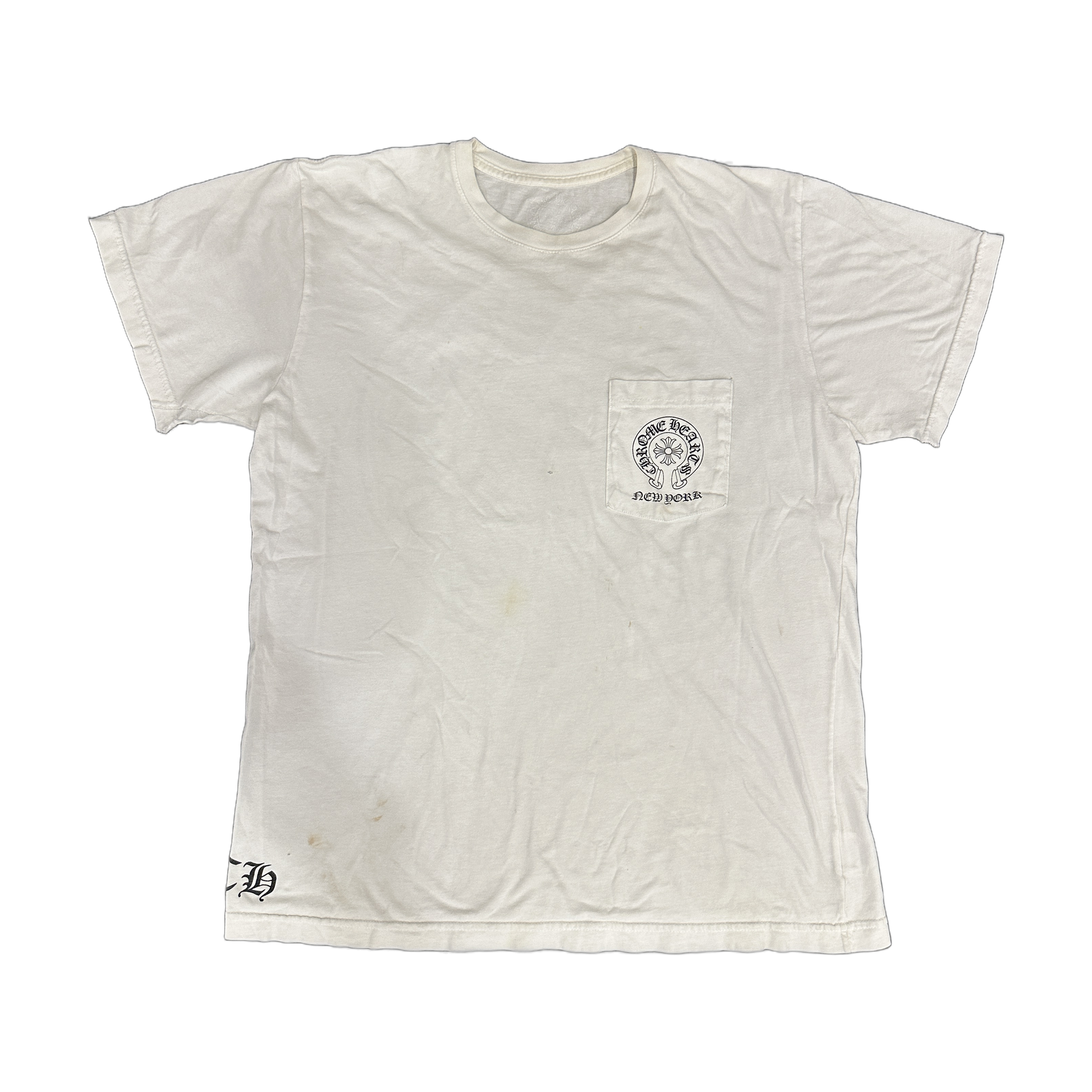 Chrome Hearts new york exlusive horseshoe T-Shirt White - Front