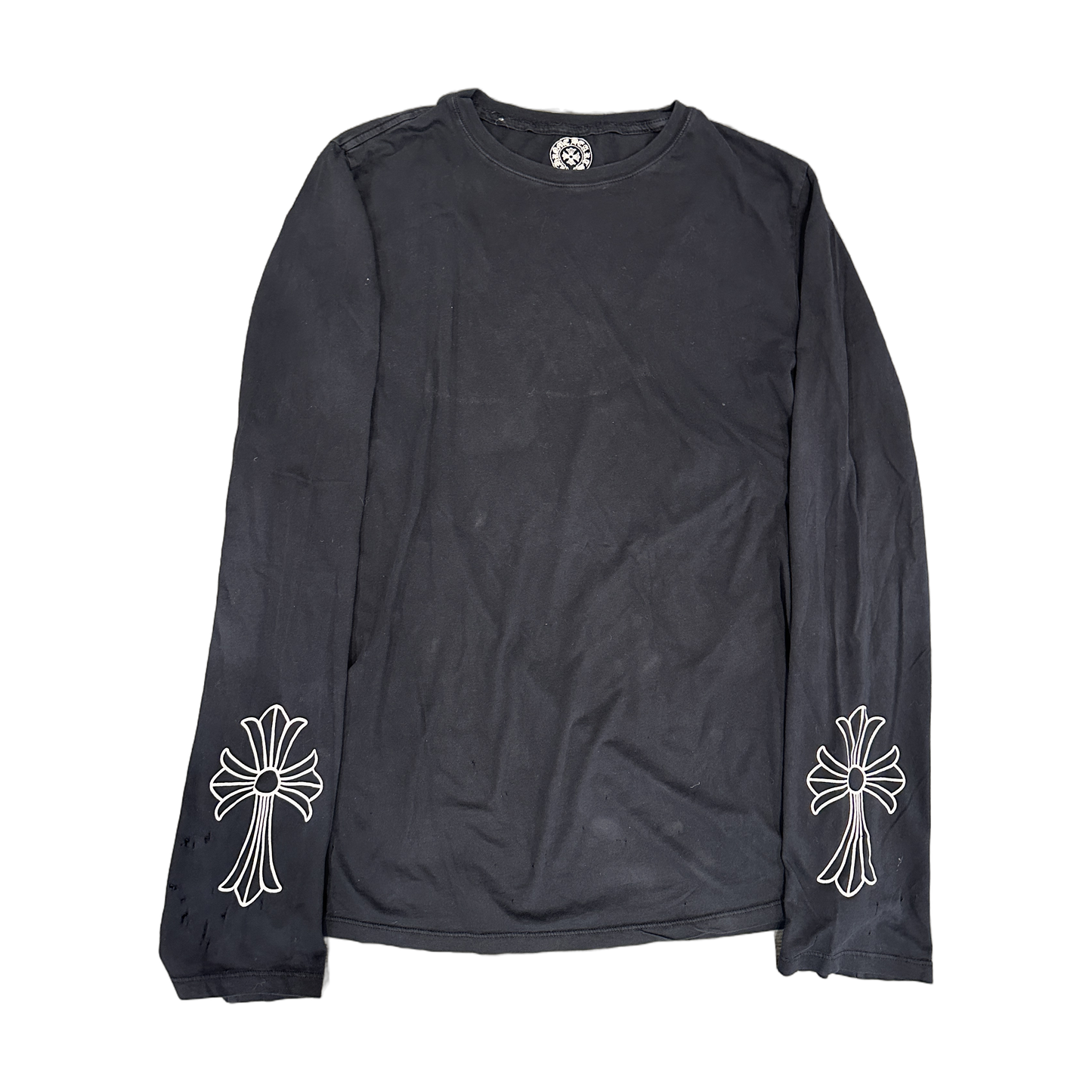 Chrome Hearts Cross Long Sleeve Tee Black - Front