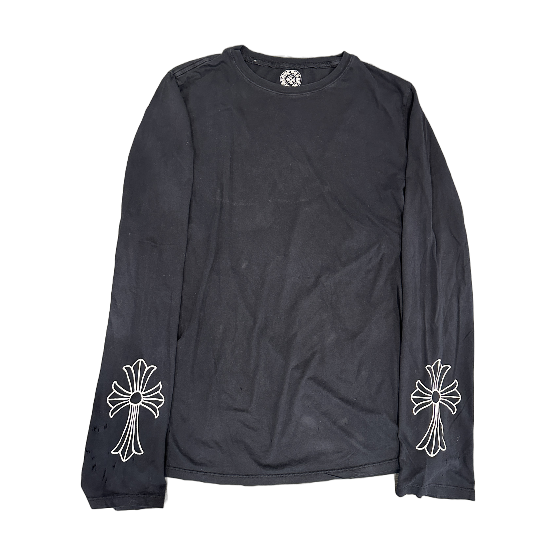 Chrome Hearts Cross Long Sleeve Tee Black - Front