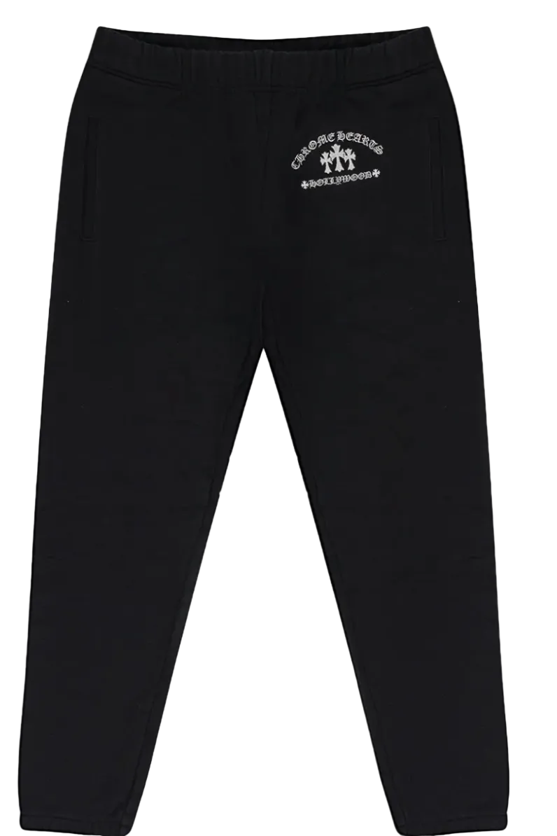 Chrome Hearts Embroidered Triple Cross Hollywood Sweatpants