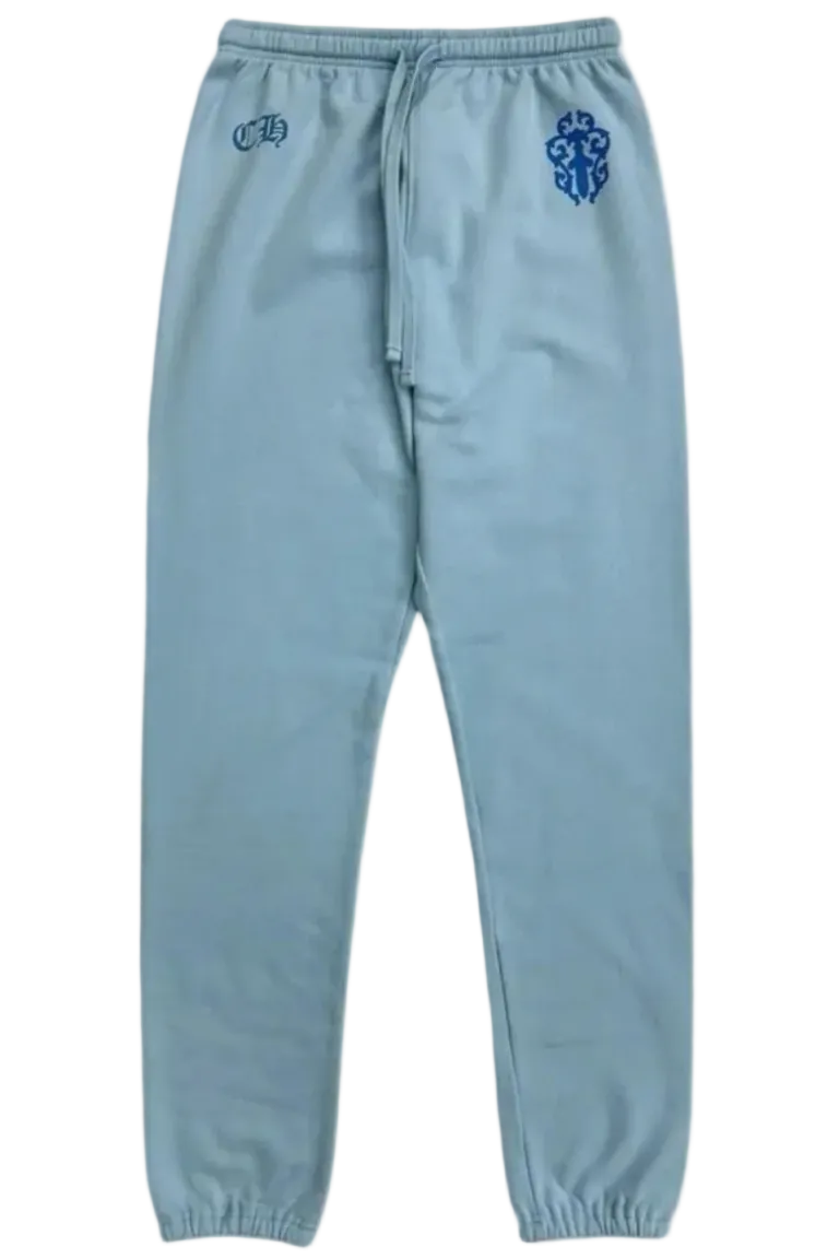 Chrome Hearts Baby Blue Vine Dagger Sweatpants (Miami Art Basel Exclusive)