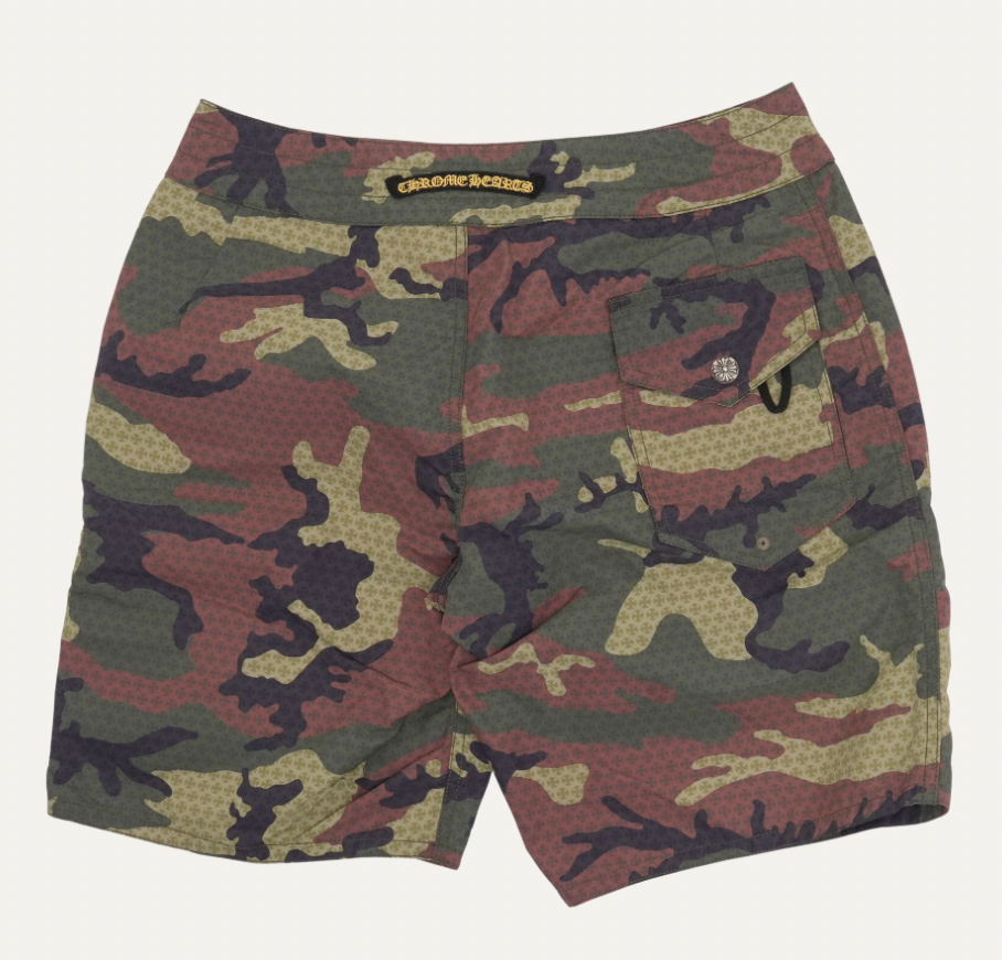 Chrome Hearts Camo Hollywood Board Shorts